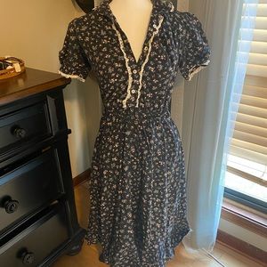 Vintage 70’s floral prairie Cottagecore dress